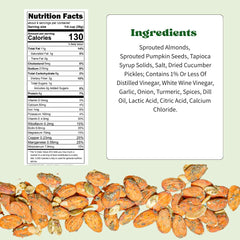 Daily Crunch close-up of sprouted almonds and pepitas texture offering light crunch benefit