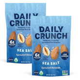 Daily Crunch front packaging showing two 4oz bags and clear branding, easy grab-and-go