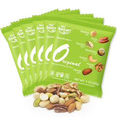 Daily Gourmet Nuts front packaging showing 48 packs and product benefits