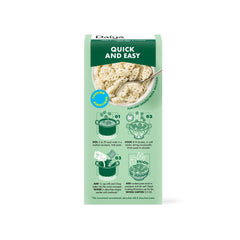 Daiya close-up of rice pasta and creamy sauce showcasing texture
