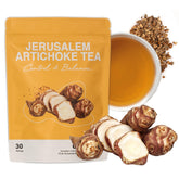 DALAMHARI front packaging showing Korean roasted sunchoke, promotes inulin-rich sipping