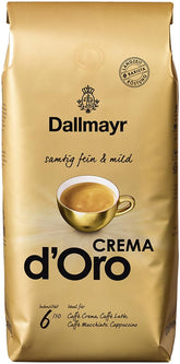 Dallmayr front packaging showing 1kg bag and brand for long-lasting freshness