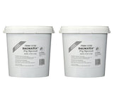 Dalmatia front packaging showing two 3.5 lb buckets and product label benefit convenience