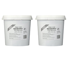 Dalmatia front packaging showing two 3.5 lb buckets and product label benefit convenience