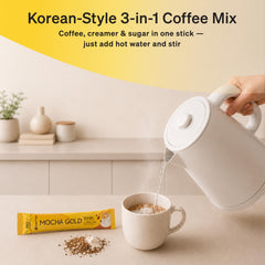 Damtuh Mocha Gold single stick close-up highlighting easy single-serve use
