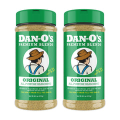 Dan-O's front packaging showing two medium bottles and label benefits