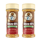 Dan-O's front packaging showing two bottles and bold label, enhances pantry appeal