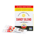 Dandy Blend front packaging showing product benefits and serving count