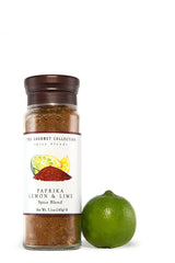Dangold close-up of the paprika lemon lime seasoning texture, showing vibrant spices