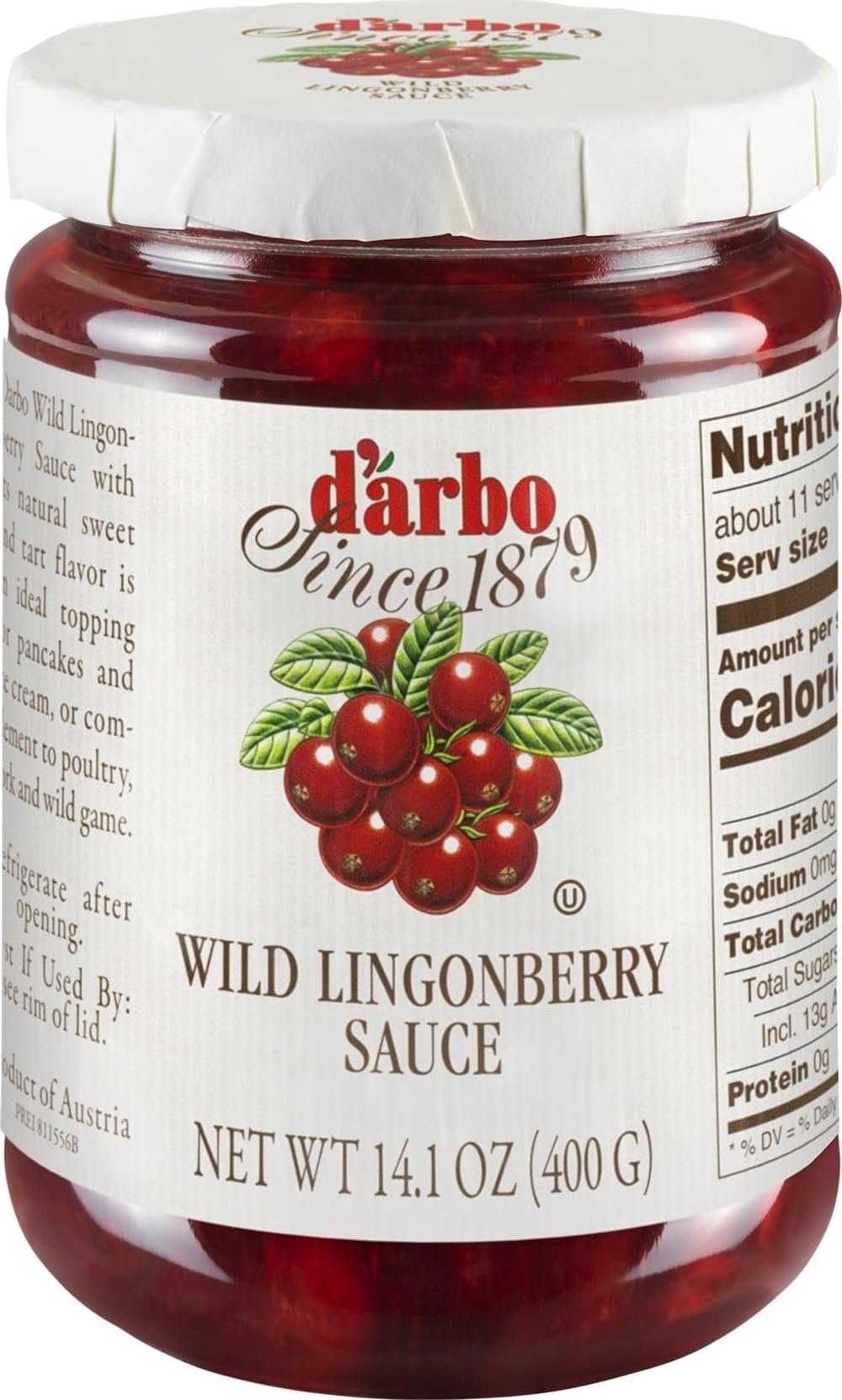 Darbo front packaging showing 14.1 oz jar and premium labeling, informs buyers quickly