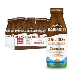 Darigold FIT front packaging showing 14oz bottle and label benefit