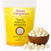 Darsa Organics front pouch showing branding and weight for fresh storage benefit
