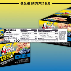 Dave's Killer Bread bars on a breakfast table with coffee for quick morning fuel