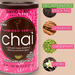 David Rio open canister with powder close-up showing smooth texture