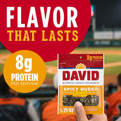 DAVID close-up of seed texture highlighting roasted crunch and seasoning benefit