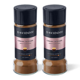 Davidoff crema intense front packaging showing bottles and brand, clear presentation benefit