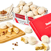 David's COOKIES tin front view showing elegant packaging and gifting appeal