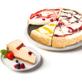 David's Cookies cheesecake front packaging showing whole 10-inch cake and brand