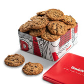 David's Cookies front tin view showing gift-ready presentation and freshness
