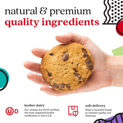David's COOKIES portion plate showing two-pound quantity ideal for sharing