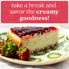 David's Cookies detailed shot of fresh strawberry topping highlighting natural fruit flavor