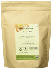 Davidson's front packaging of Cacao Bliss 16 oz showing organic label and bag