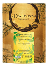 Davidson's front packaging showing 1 lb bag and organic label, highlights freshness