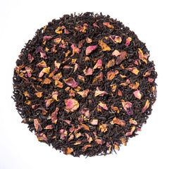 Davidson's Earl Grey Rose loose leaves close-up revealing rose petals and leaf quality for aroma