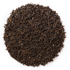 Davidson's loose-leaf close-up showing dark twisted leaves, highlights rich flavor