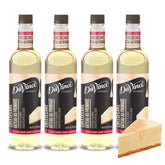 DaVinci Gourmet bottle front packaging showing creamy cheesecake flavor benefit