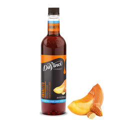 DaVinci Gourmet bottle front view showing sugar-free amaretto syrup convenience
