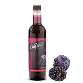 DaVinci Gourmet front bottle view showing blackberry syrup vibrant color and easy pouring