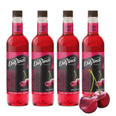 DaVinci Gourmet bottle front packaging showing bright red syrup and clear branding, great for menu visuals