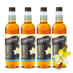 DaVinci Gourmet front label showing sugar-free Madagascar vanilla and benefits
