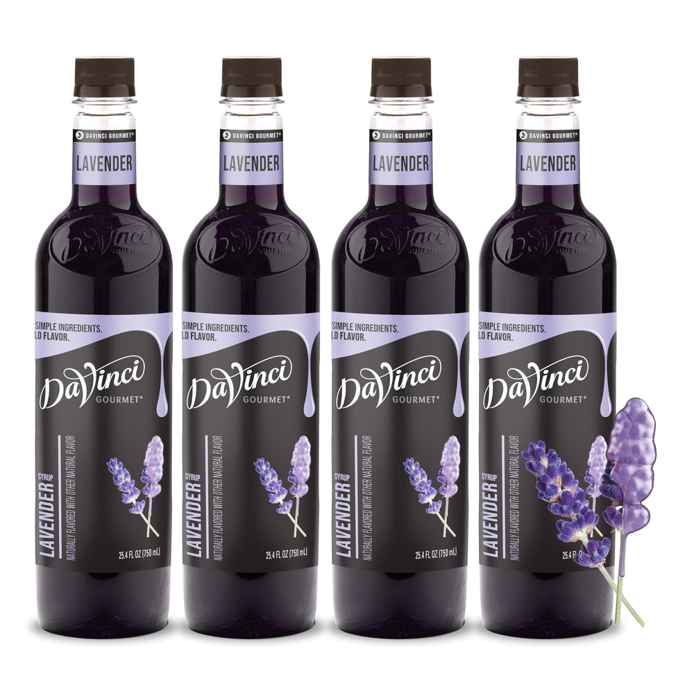 DaVinci Gourmet front packaging showing bottle and label, clear brand identification and use benefit