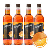 DaVinci Gourmet bottle front showing orange syrup for consistent flavor