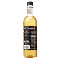 DaVinci Gourmet label close-up highlighting ingredients and consistent flavor benefit