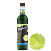 DaVinci Gourmet bottle front label showing sugar-free lime syrup and brand