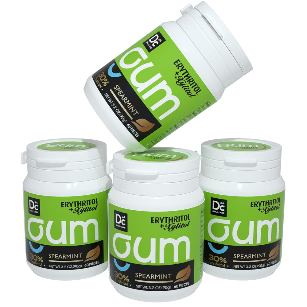 DC24 DAILY CARE front packaging showing spearmint bottles and quantity benefit