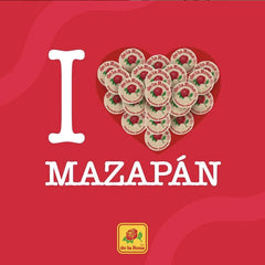 de la rosa single mazapan close-up revealing crumbly texture and flavor
