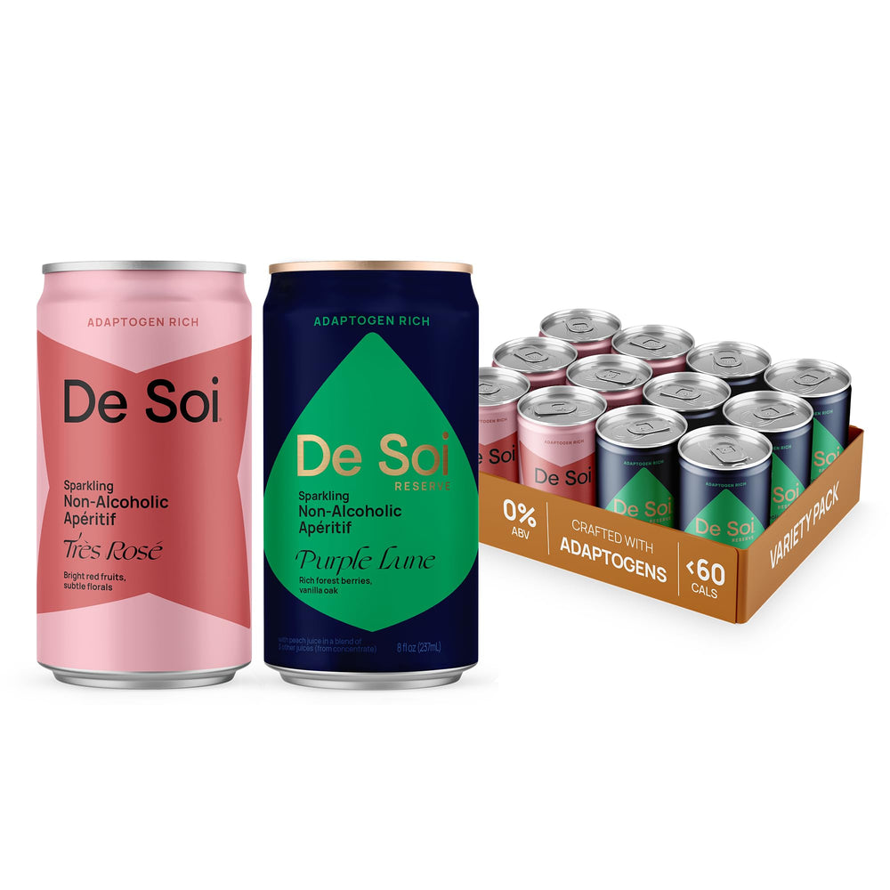 De Soi front packaging tray showing both cans, ideal for gifting