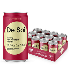 De Soi can front view highlighting bold mule flavor and refreshment