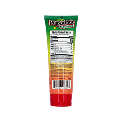 Deal Society Pulparindo squeeze drizzled on fruit showing flavor boost and serving suggestion