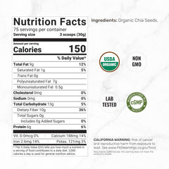 DEAL SUPPLEMENT close-up of whole chia seeds highlighting texture and quality