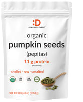 DEAL SUPPLEMENT front packaging of 3 lb pouch showing label and resealable top, convenient storage