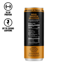 Death Wish Coffee label showing Fair Trade badge and ingredient list benefit: ethically sourced beans