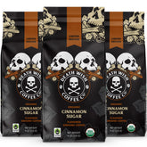 Death Wish Coffee front packaging showing 27 oz bag and bold branding benefit clear product identity