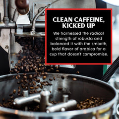 Death Wish Coffee capsules arranged in Nespresso holder demonstrating easy use