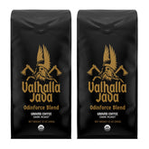 Death Wish Coffee Valhalla Java front packaging showing branding and roast details for confident purchase