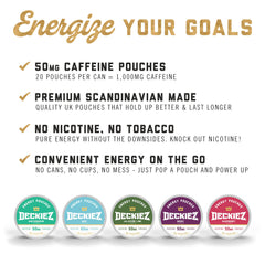 Deckiez assortment of five flavors displayed to highlight taste options